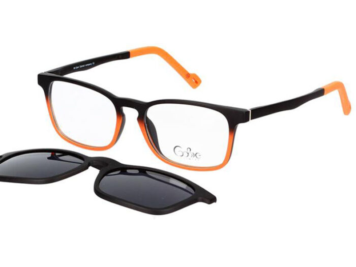 Cooline 132 matt black orange 2V1 47 16 136 clip on