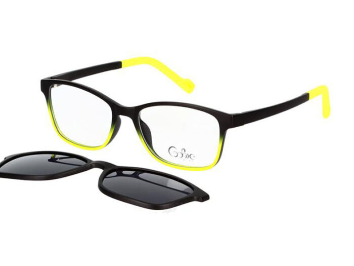 Cooline 133 matt black yellow 2V1 46 15 130 clip on